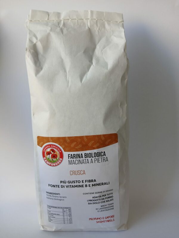Crusca Biologica di Grano Tenero 500g - immagine 2