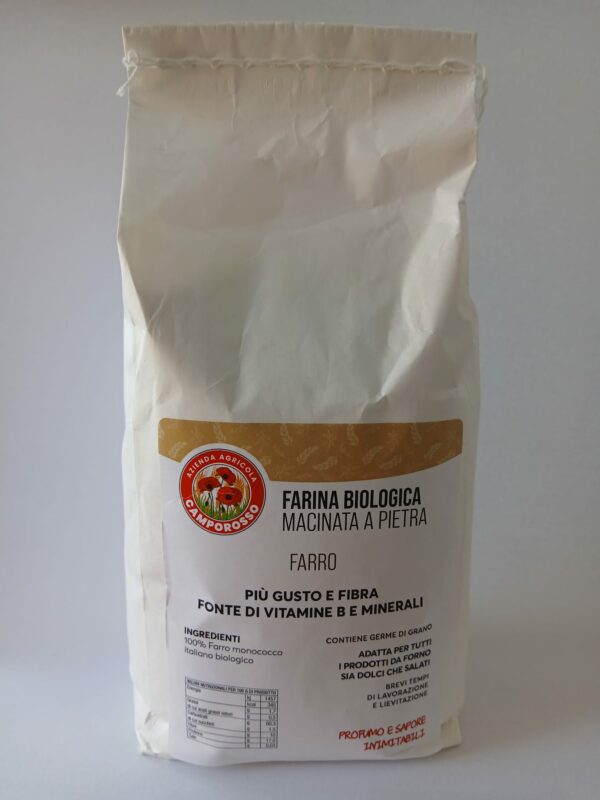 Farina Biologica di Farro Monococco Macinata a Pietra - immagine 2