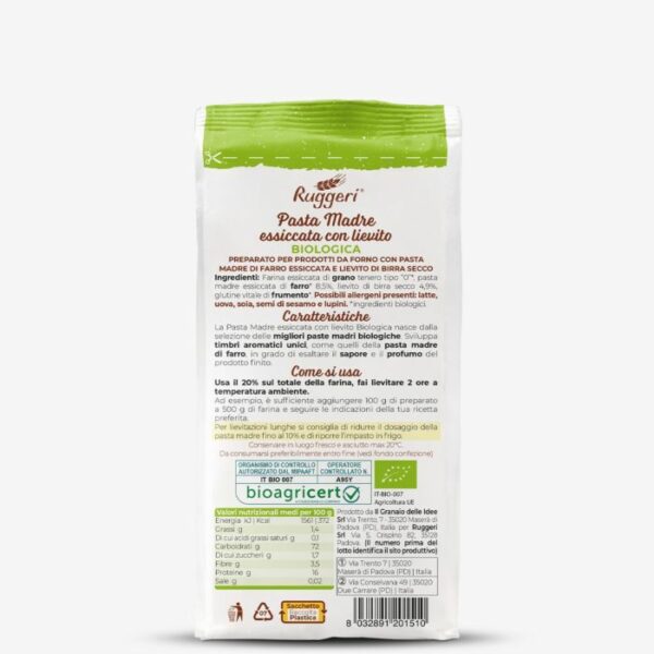 Pasta Madre di Farro bio Essiccata - RUGGERI