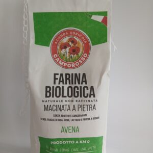 Farina Biologica di Avena Macinata a Pietra - formato da 500 gr