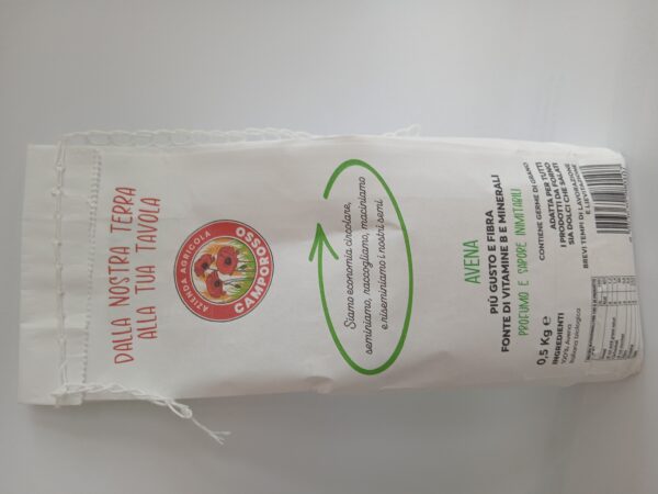 Farina Biologica di Avena Macinata a Pietra - formato da 500 gr - immagine 2